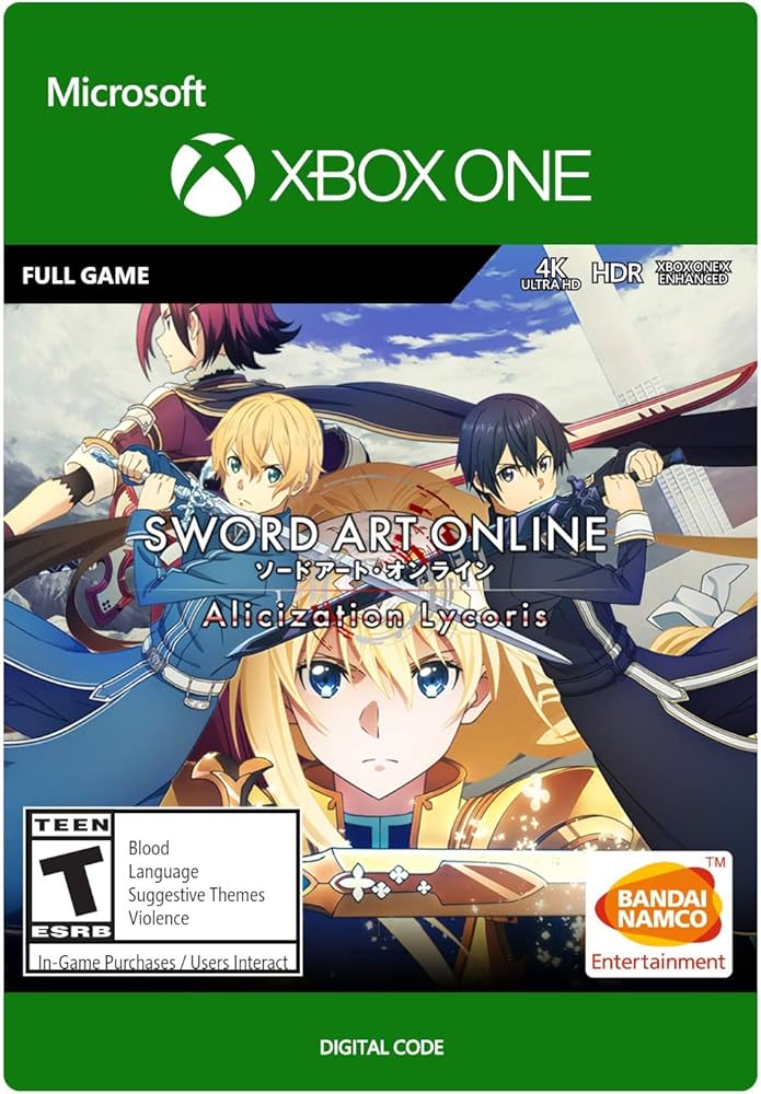 Amazon.com: Sword Art Online Alicization Lycoris - Xbox One